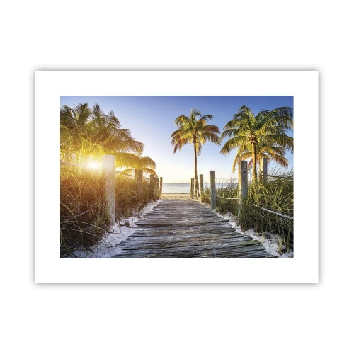 Plagát - Priamo do raja - 40x30 cm