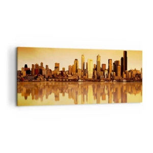 Obraz na plátne - Ticho metropoly - 120x50 cm