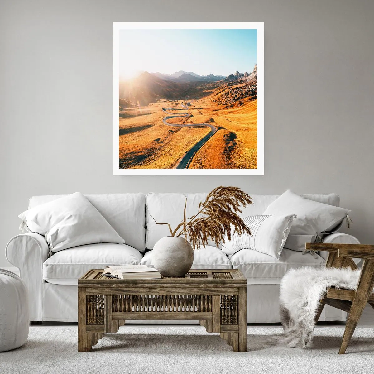 Plagát - V zlatom údolí - 50x50 cm