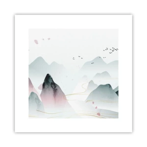 Plagát - Cez vrcholy - 30x30 cm