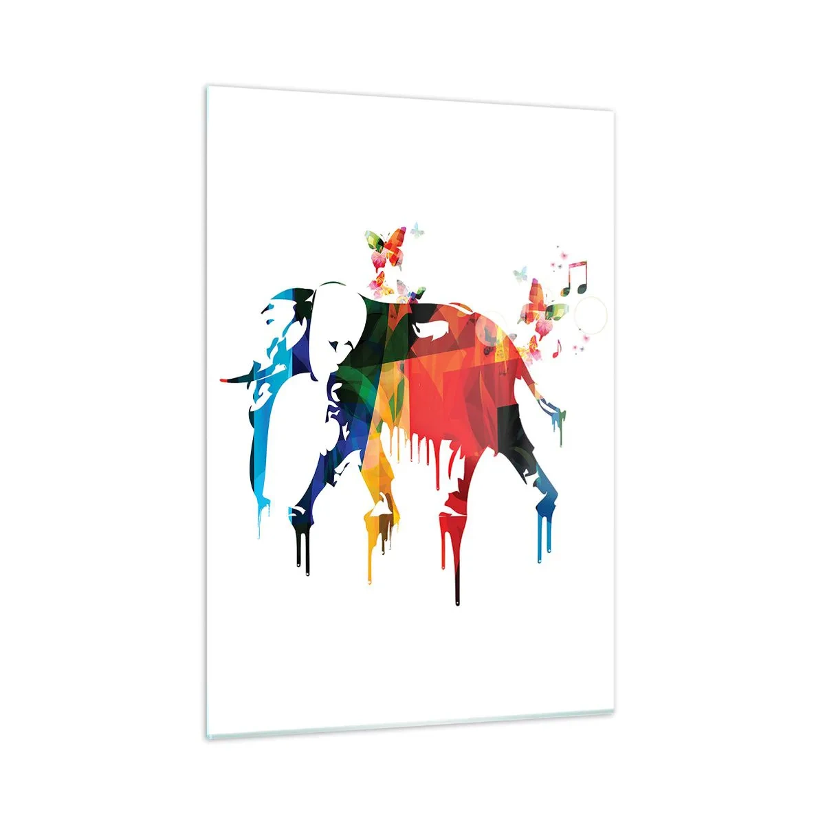Obraz na skle - Tancovať môže každý - 50x70 cm