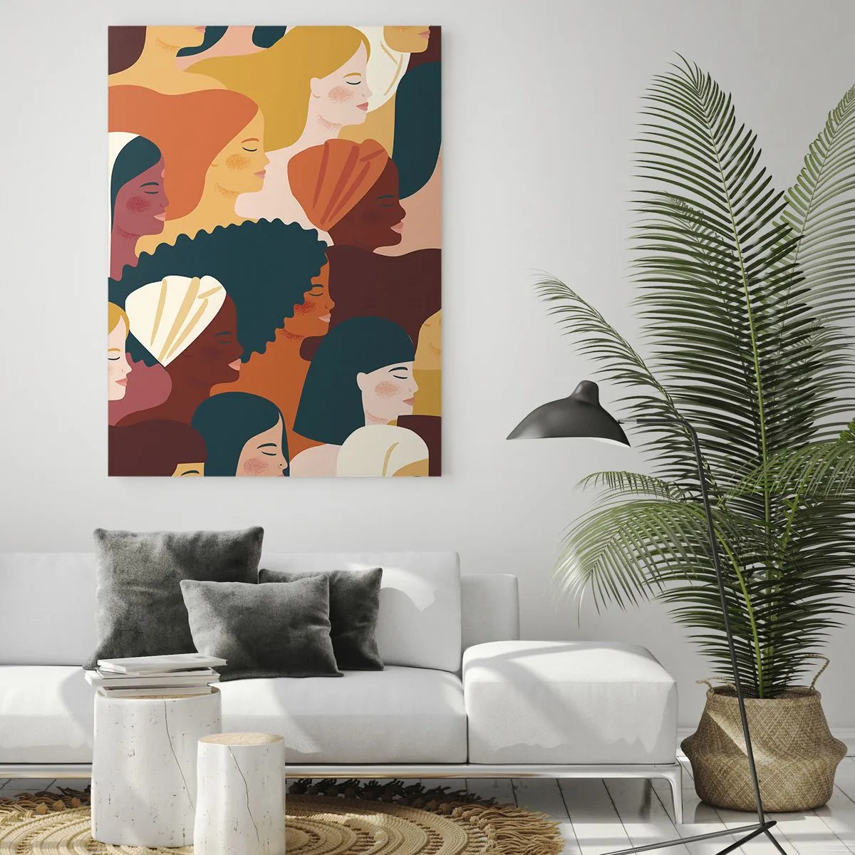 Obraz na skle - Iba ženskosť - 80x120 cm