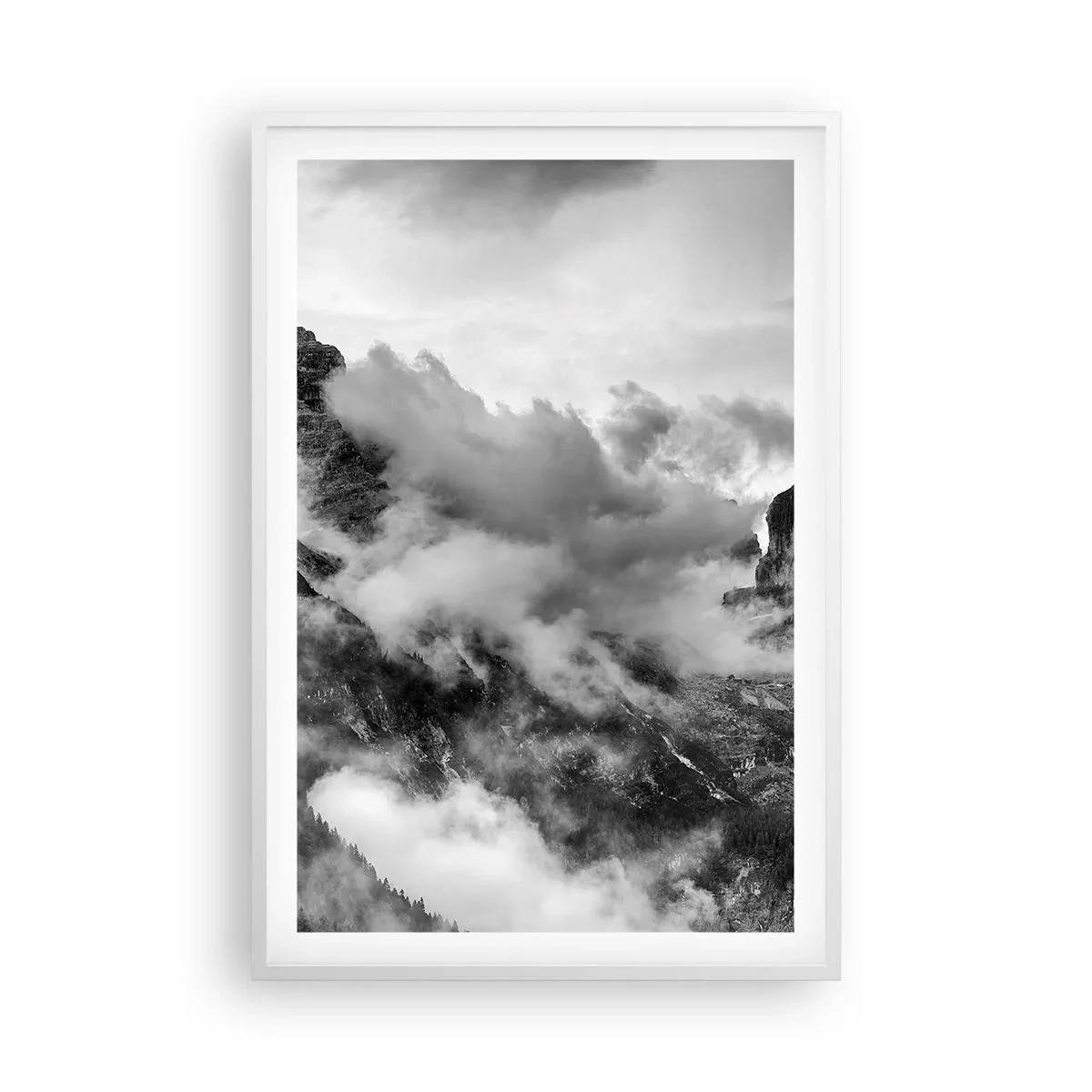 Plagát v bielom ráme - Krásne a kruté - 61x91 cm