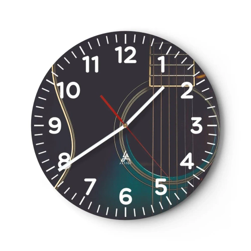 Nástenné hodiny - Okamih, než to zaznie - 30x30 cm