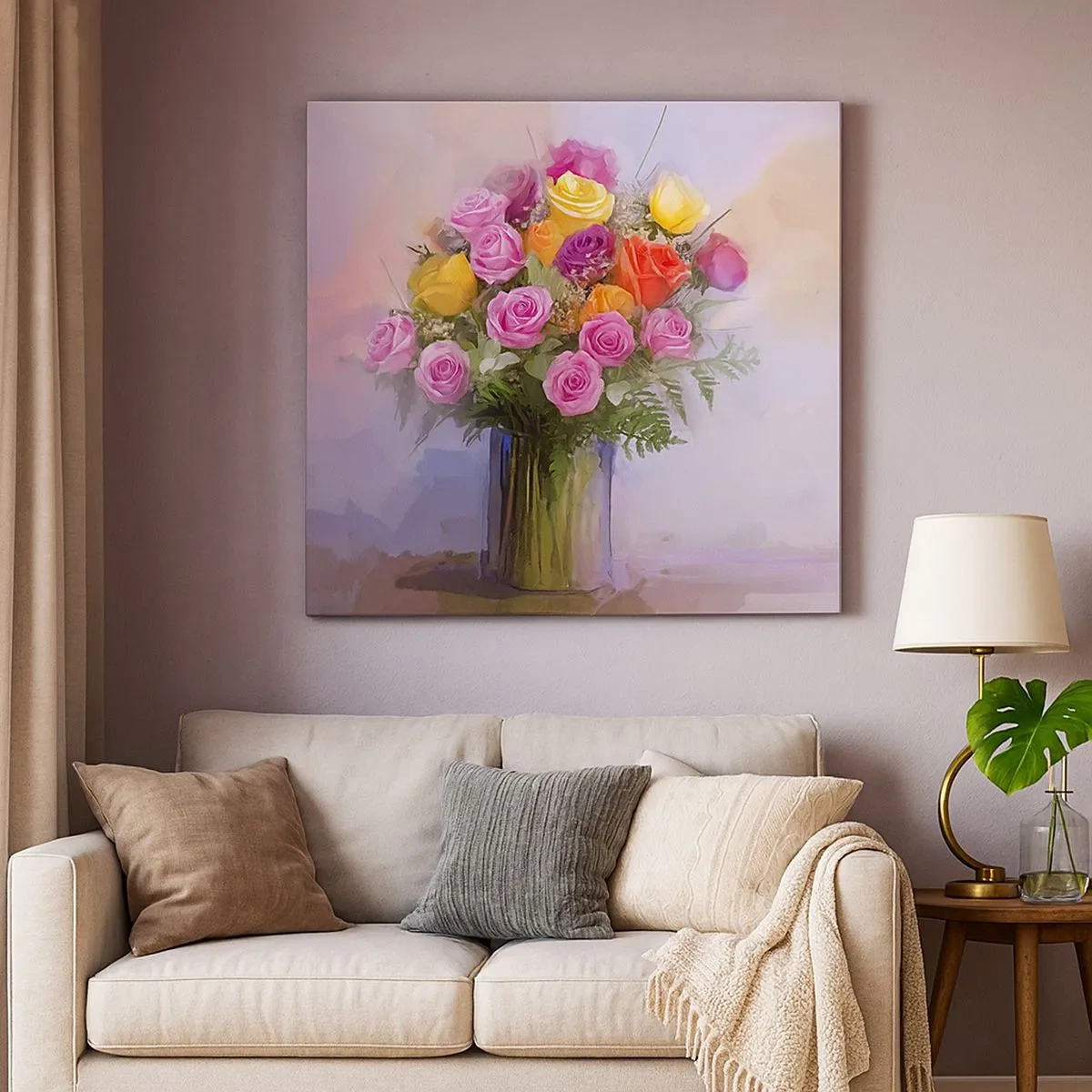 Obraz na plátne - Zachytená krása - 30x30 cm