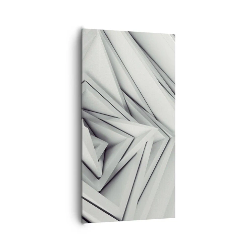 Obraz na plátne - Symfónia ostrých uhlov - 65x120 cm