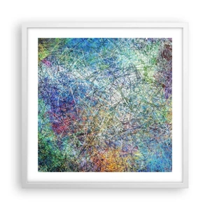 Plagát v bielom ráme - To nie je tak jednoduché - 50x50 cm