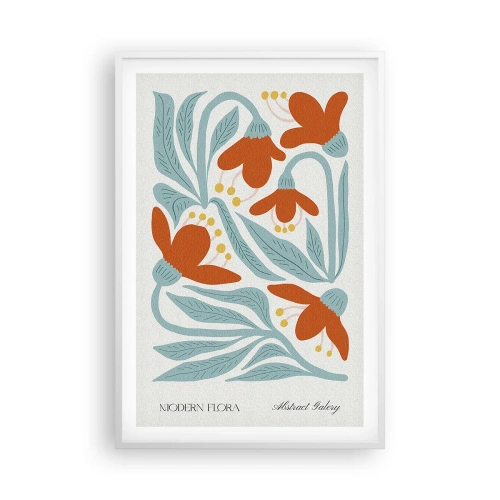 Plagát v bielom ráme - K zemi, ku slnku - 61x91 cm