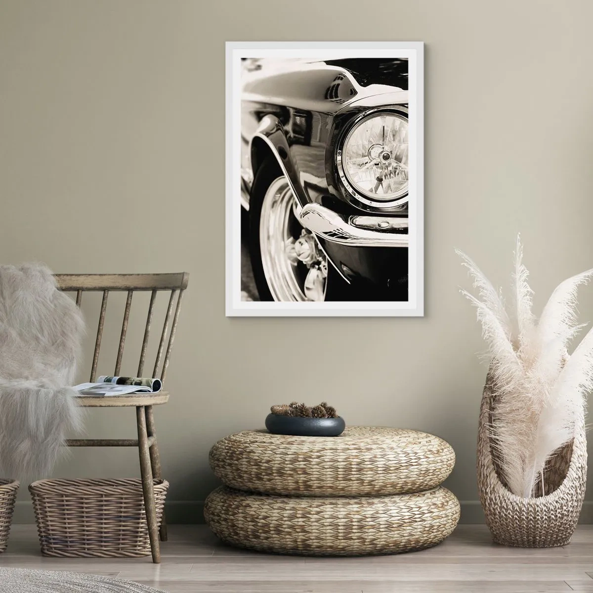 Plagát v bielom ráme - Nepominuteľný lesk - 61x91 cm