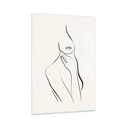 Obraz na skle - Vlna melanchólie - 50x70 cm