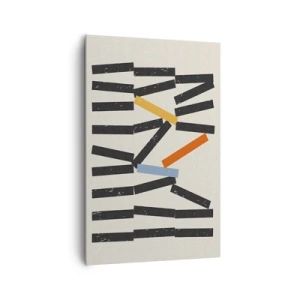 Obraz na plátne - Domino – kompozícia - 80x120 cm