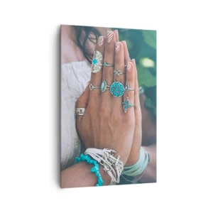 Obraz na plátne - Vitajte v centre bytia - 80x120 cm