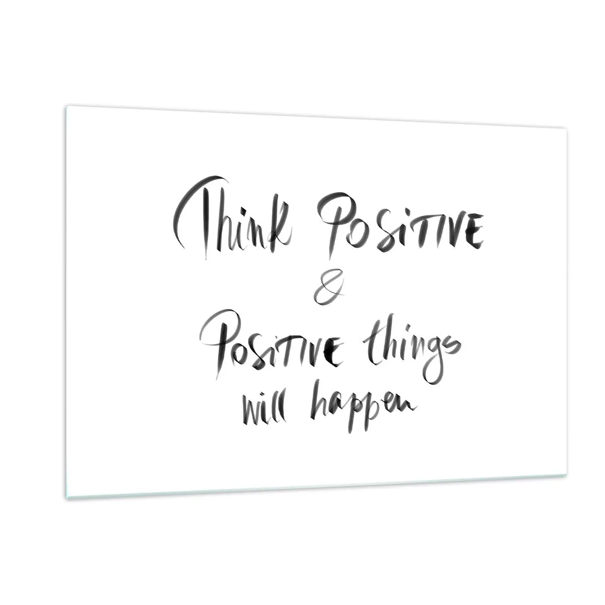 Obraz na skle - Ako žiť? - 120x80 cm