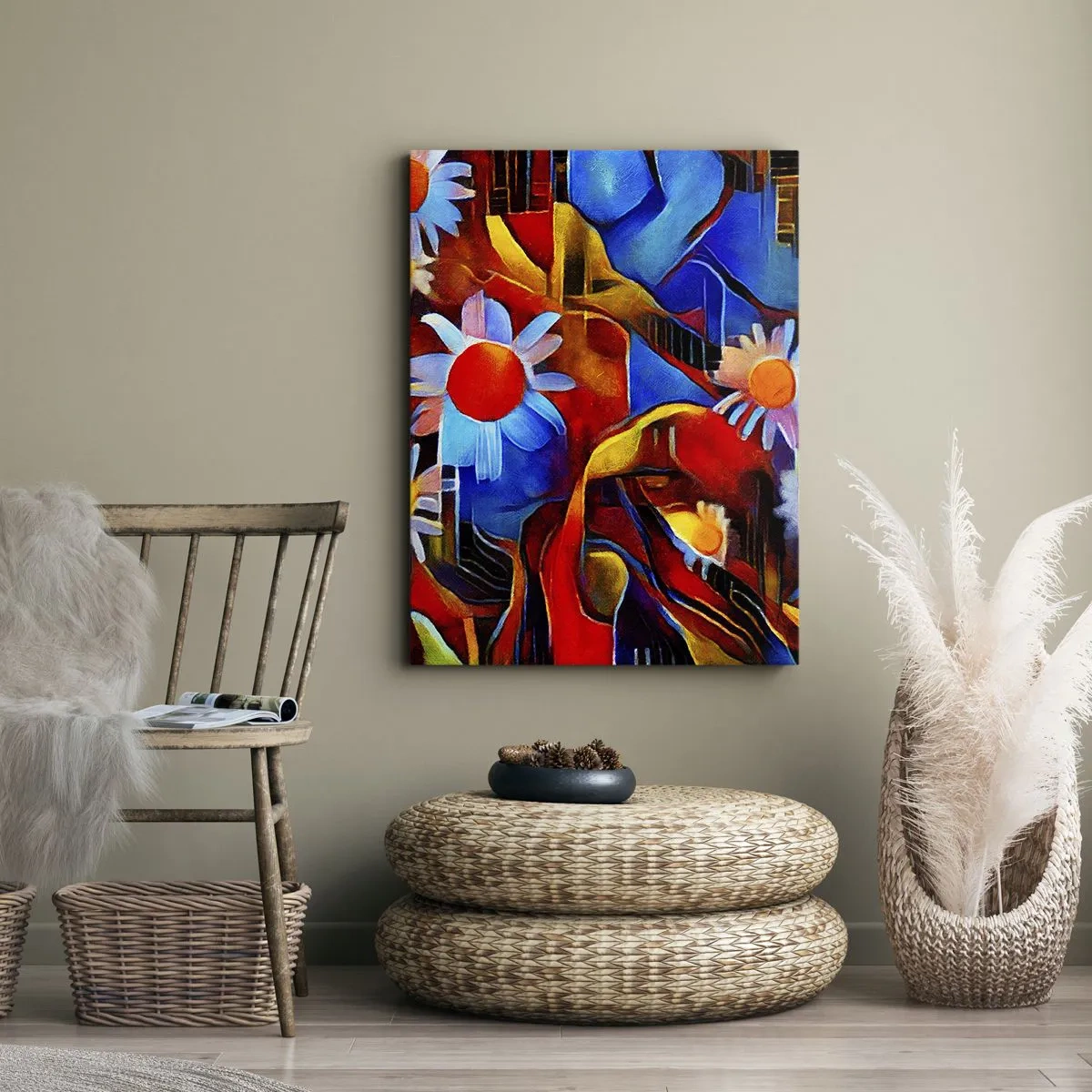 Obraz na plátne - Farby života - 50x70 cm