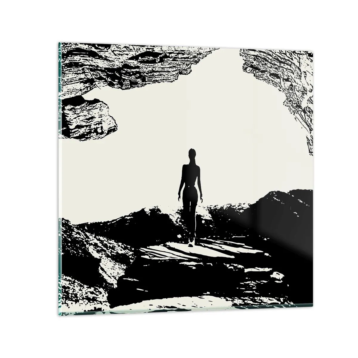 Obraz na skle - Nový pohľad - 60x60 cm