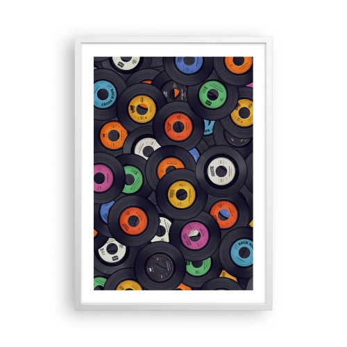 Plagát v bielom ráme - Farby klasiky - 50x70 cm