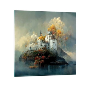 Obraz na skle - Začiatok romantického príbehu - 40x40 cm