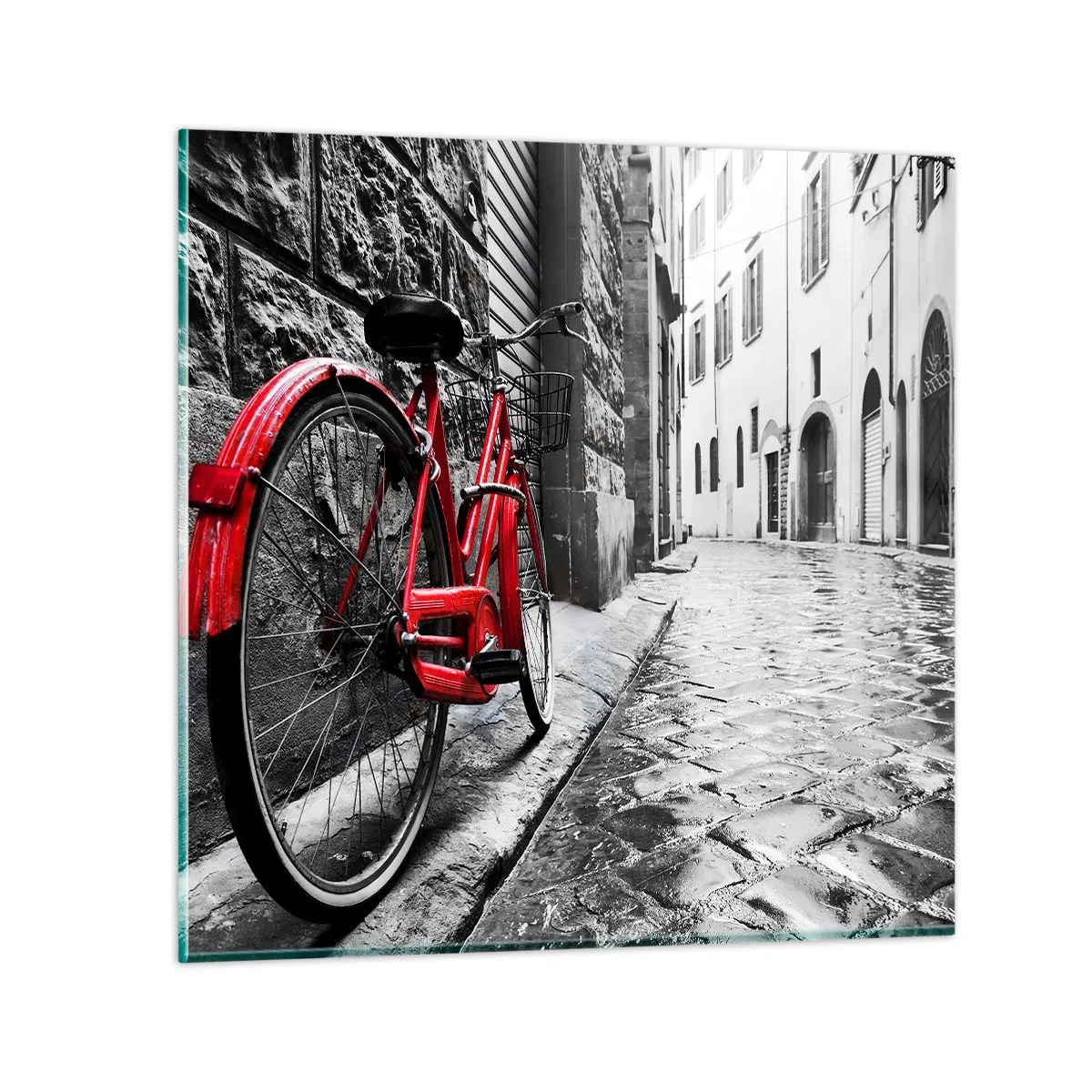 Obraz na skle - Skutočná krása nestarne - 40x40 cm