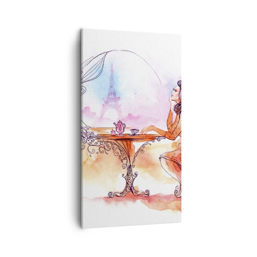 Obraz na plátne - Parížska elegancia - 45x80 cm