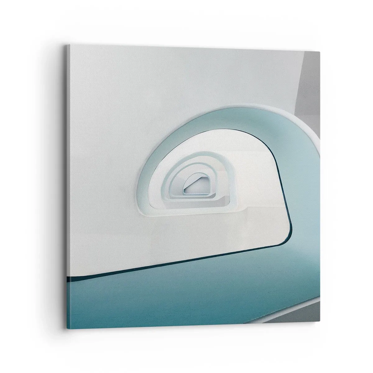 Obraz na plátne - Na dno modrej - 70x70 cm