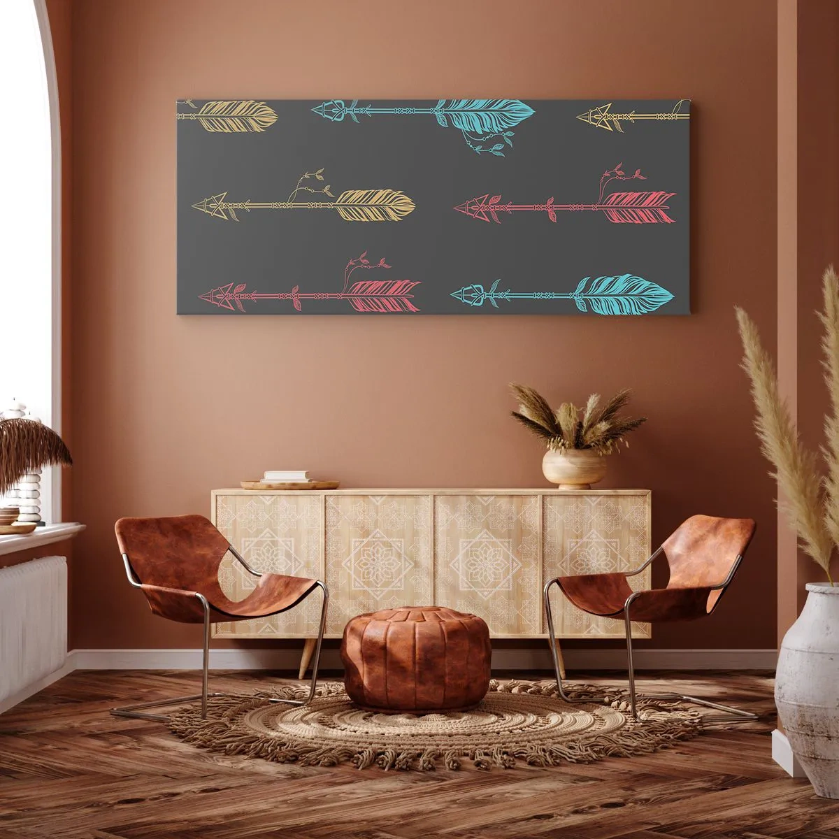 Obraz na plátne - Do jednej rady - 140x50 cm