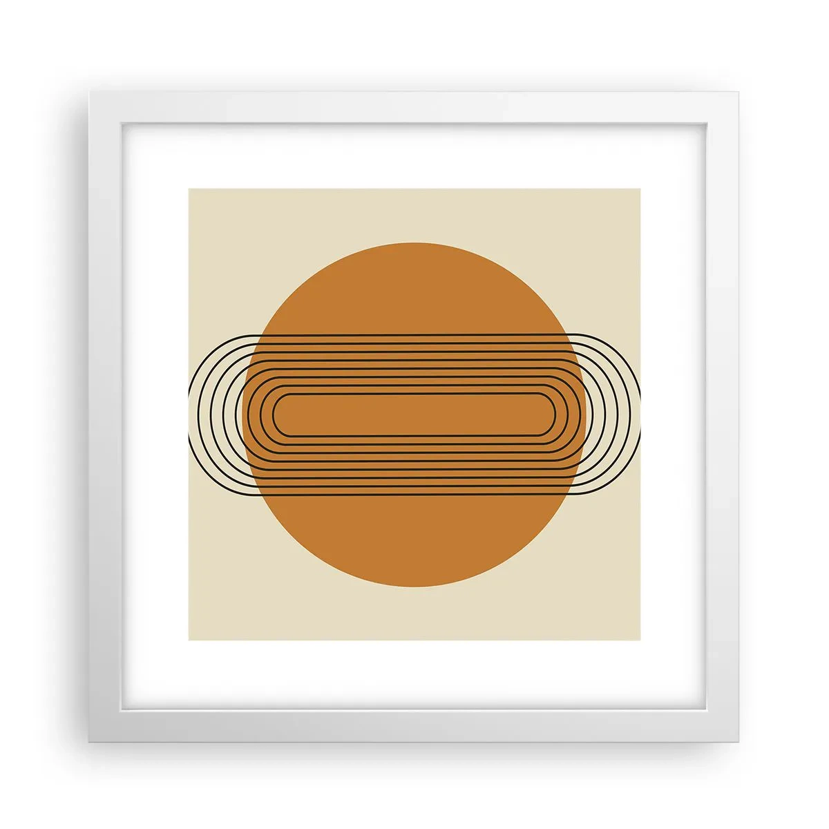 Plagát v bielom ráme - Dokonalý plán - 30x30 cm