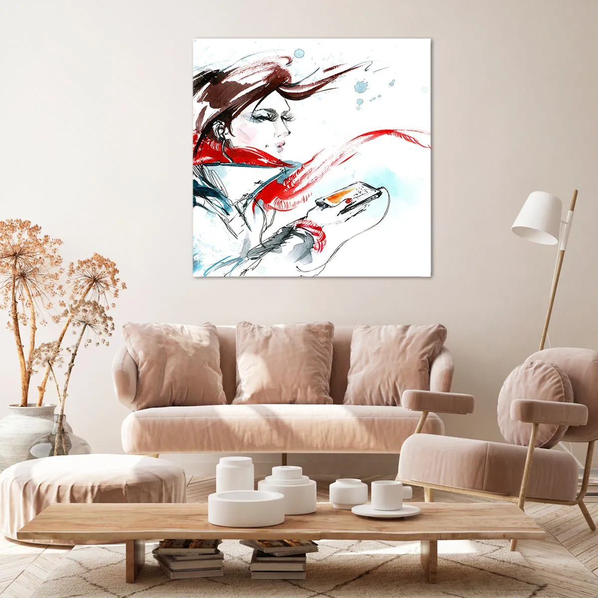 Obraz na plátne - Niečo vo mne hrá - 40x40 cm