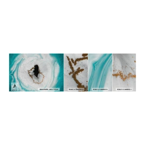 Vzorka Fototapeta Standard Eco - Preniknúť dovnútra - Abstrakcia, Kus, Kameň - 100x30 cm