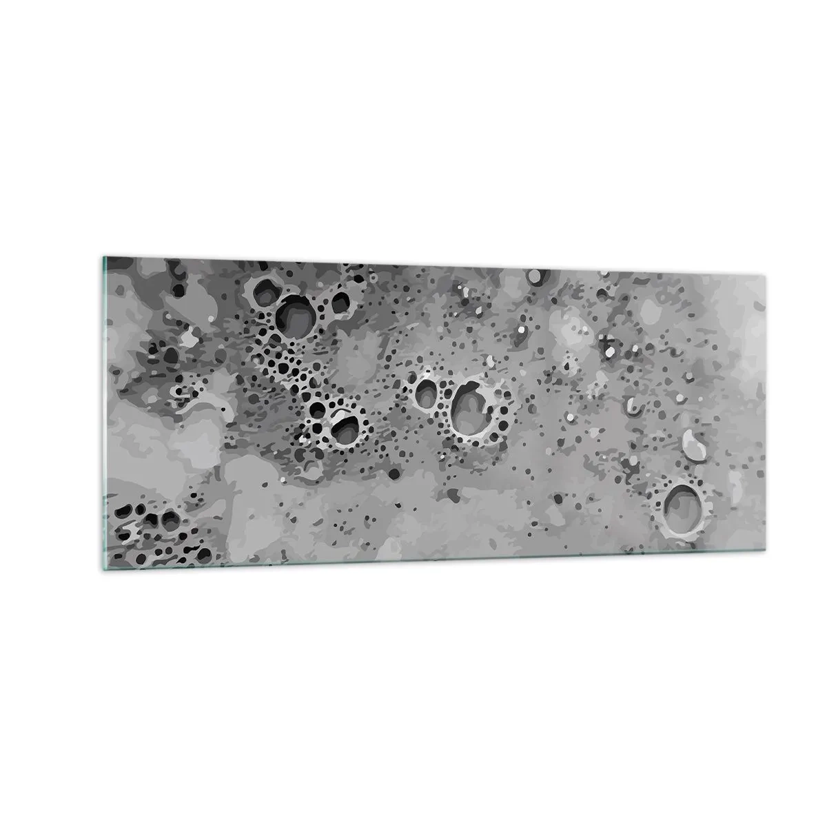 Obraz na skle - Ako mesačná krajina - 100x40 cm