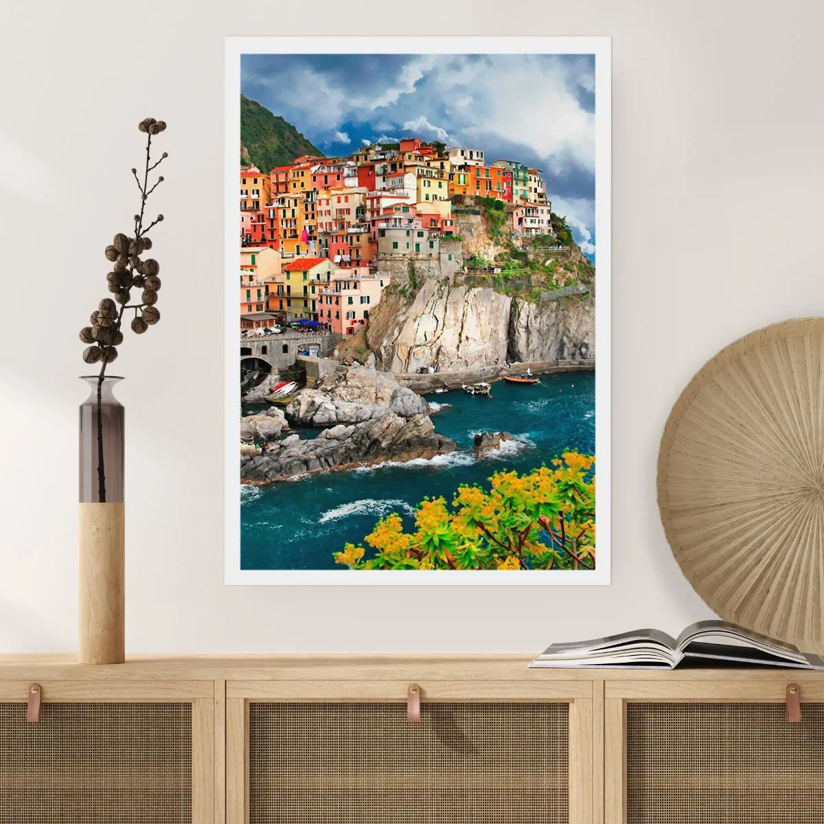 Plagát - Hromádka pritúlená k skalám - 50x70 cm