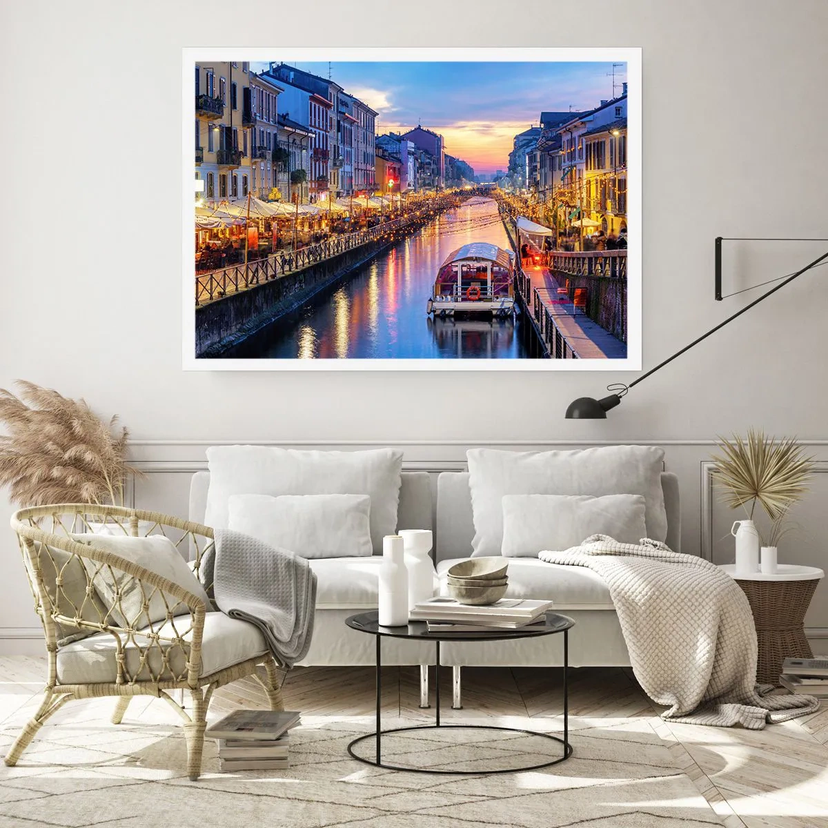 Plagát - Večer plný svetla a zábavy - 70x50 cm
