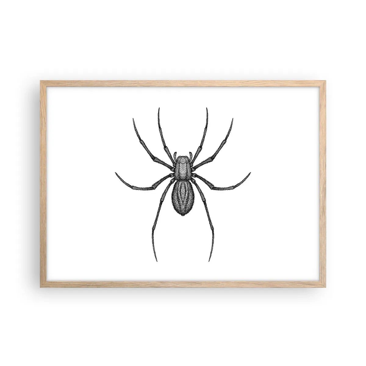 Plagát v ráme zo svetlého duba - Znepokojivá presnosť - 70x50 cm