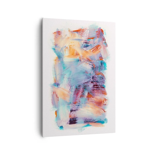 Obraz na plátne - Farebný neporiadok - 70x100 cm