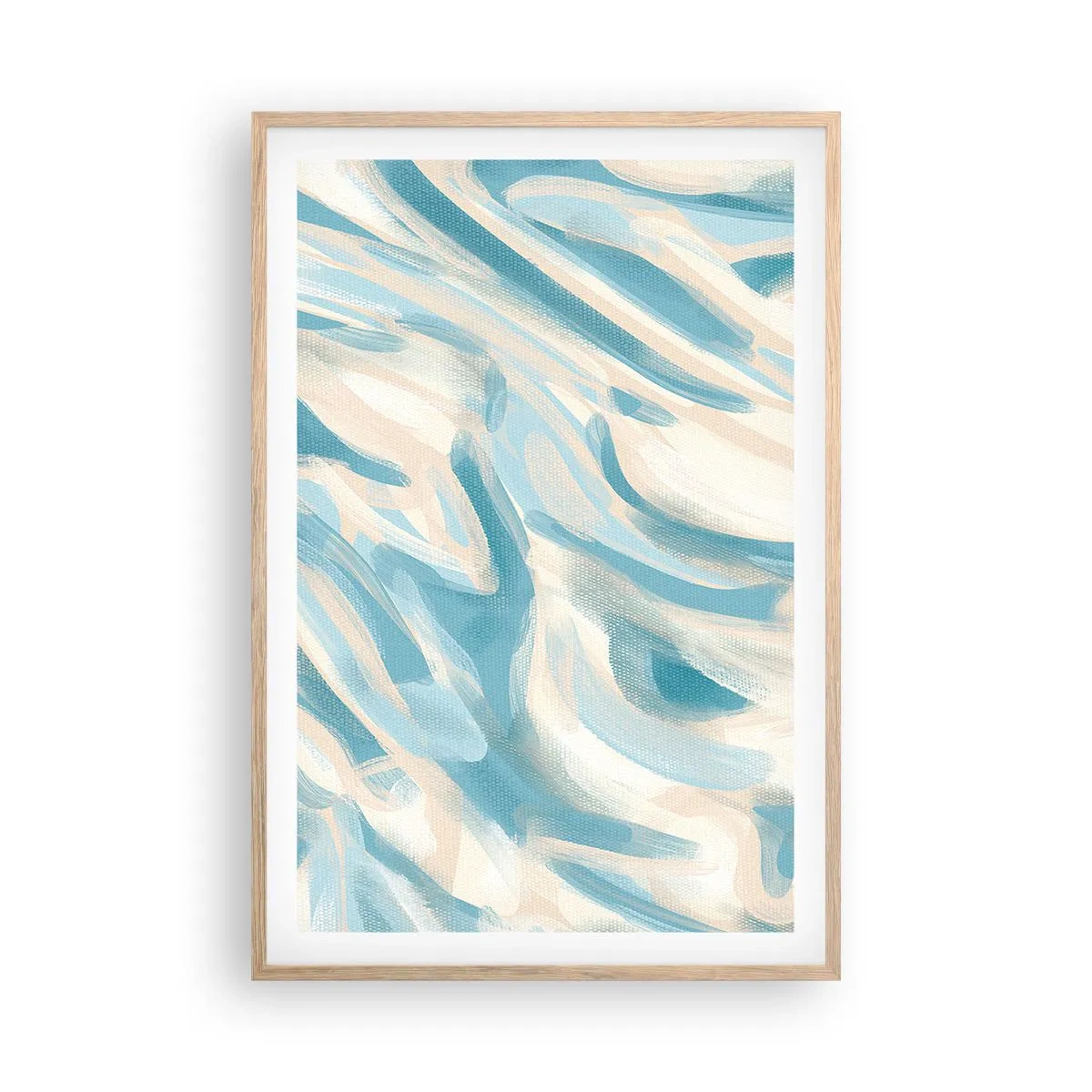 Plagát v ráme zo svetlého duba - Jarné závany - 61x91 cm