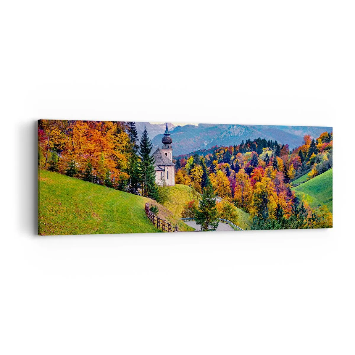 Obraz na plátne - Úplne ideálna krajina - 90x30 cm