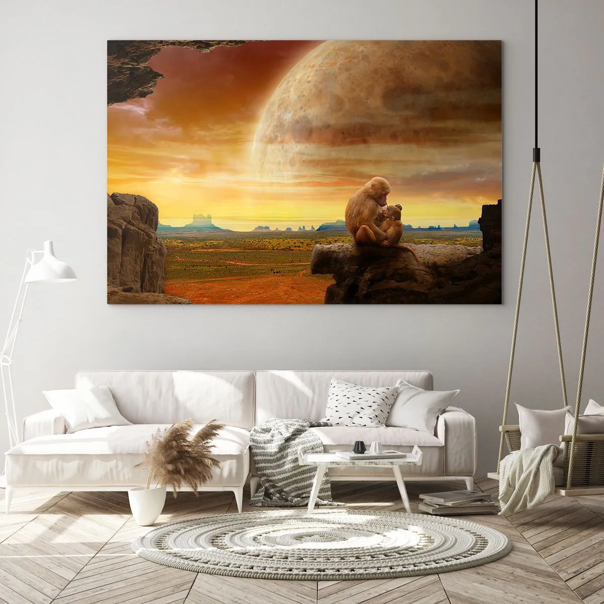 Obraz na skle - Láska je všade rovnaká - 120x80 cm