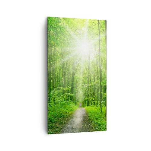 Obraz na plátne - Zelená katedrála - 45x80 cm