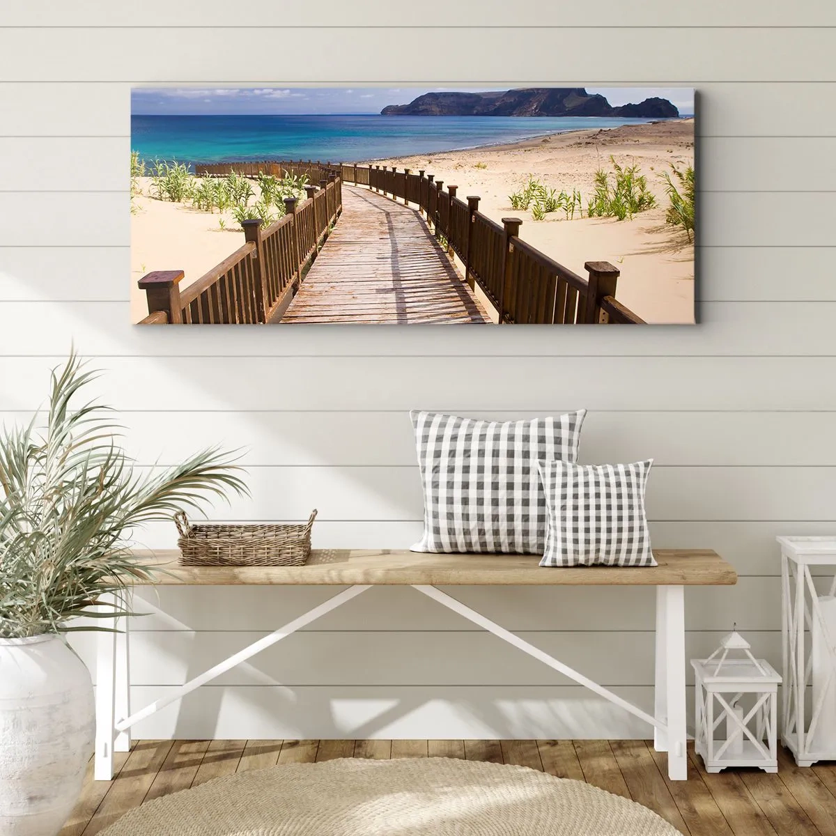 Obraz na plátne - Vezmi ma na šťastné ostrovy - 120x50 cm
