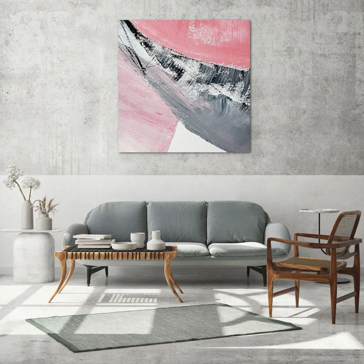 Obraz na skle - Zladená kompozícia - 70x70 cm