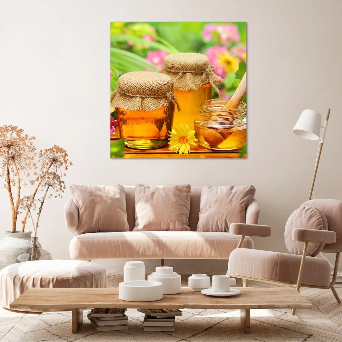 Obraz na plátne - Sladko a kvetinovo - 70x70 cm