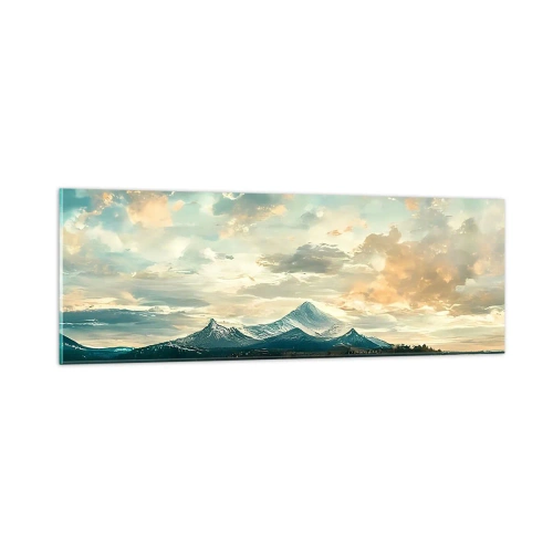 Obraz na skle - Pod ochranou neba - 90x30 cm