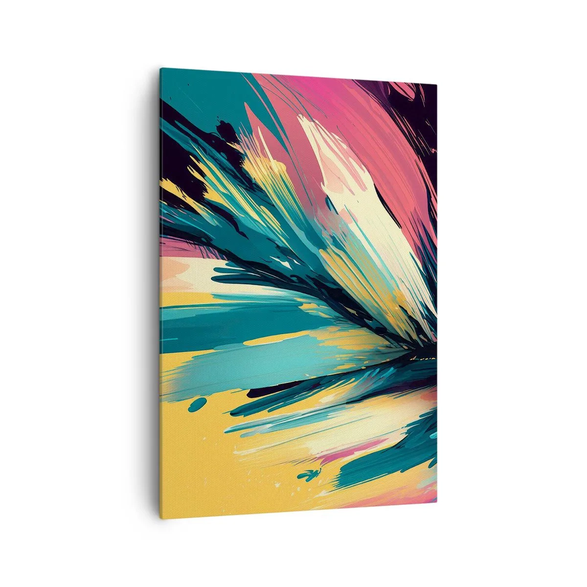 Obraz na plátne - Kompozícia – explózia radosti - 70x100 cm