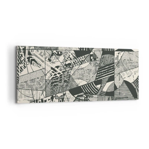 Obraz na plátne - Dynamika súčasnosti - 100x40 cm