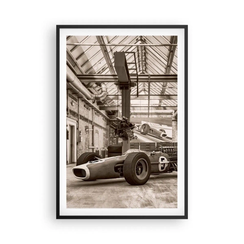 Plagát v čiernom ráme - Odpočinok víťaza - 61x91 cm