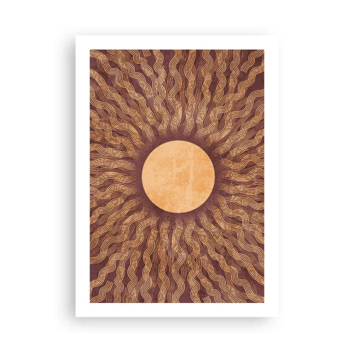 Plagát - Ikona slnka - 50x70 cm