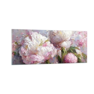 Obraz na skle - Kytica prekypujúca životom - 100x40 cm