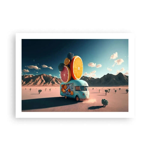 Plagát - Chuť prázdnin - 70x50 cm