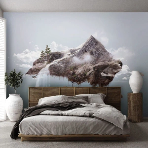 Fototapeta Premium Canvas - Pohľad surrealistu - Abstrakcia, Fantázia, ostrov - 150x105 cm