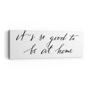 Obraz na plátne - Celá pravda - 90x30 cm