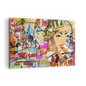 Obraz na plátne - Prázdninová retrospektíva - 120x80 cm